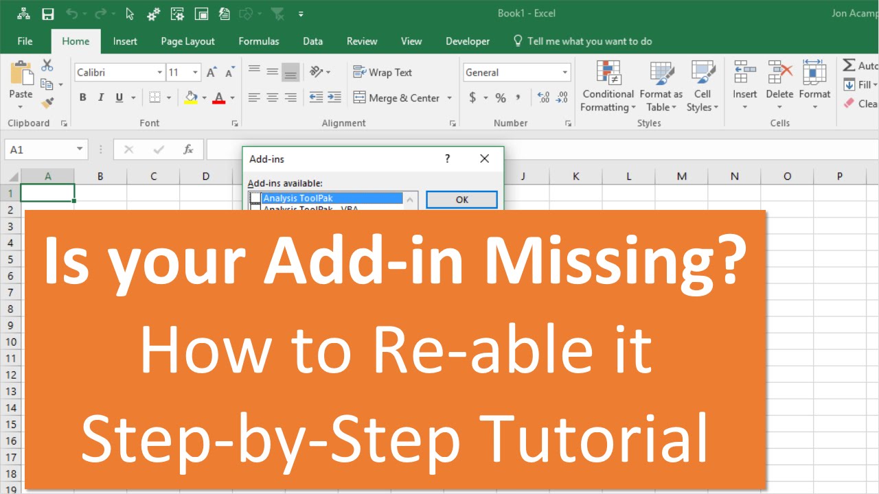 finding r and r2 on excel for mac